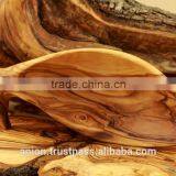 Olive Wood Decorative Carved Plate Fish Design thumbnail-3