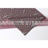 Soft feeling yarn dyed polyester jacquard knit garment fabric