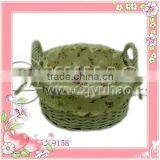 Small Lined Wicker Table Bread Basket thumbnail-1