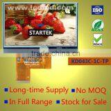 4.3 Inch TFT Screen Module With Resistive Touch Panel