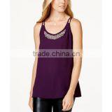 Embellished Double-Strap Tank Top thumbnail-1