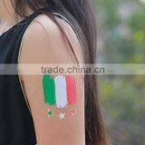 2016 Olympic Game National Flag Italy Flag Tattoo Body Hand Temporary Tattoo Sticker thumbnail-1