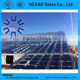 High Quality 3.2mm Low Iron Tempered Glass for solor panel with ISO Certificate