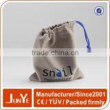 Customized Jewelry Packaging Drawstring Cloth Pouch Fabric Gift Bag Wholesale thumbnail-1