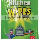 kitchen wall cleaning wet wipes, professional kitchen oil remover wipes