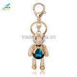 Custom Made Alloy Opal Crystal Doll Bears Keychain thumbnail-6