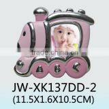 Wholesale Cute Angela Baby Birthday Picture Frames Pink Color and Sliver Plating thumbnail-2