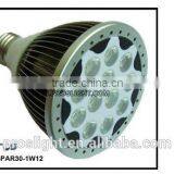Power Factor More Than 0.9 12w Par30 Led Spotlight E27
