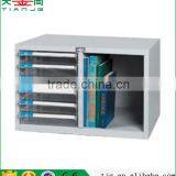 TJG A4G-206P Plastic Transparent Drawer Office 6 Drawers Furniture Filing File And Book Cabinet