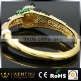 lovely panda style gold plated with crystal bangle