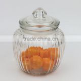 1300ml Airtight Glass Jar for Canning with Glass Lid, Glass Cookie Jars