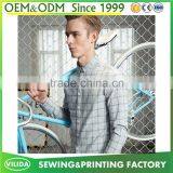 Custom Made High Qulity Men's 100% Cotton Quick Dry Casual Checked Shirt thumbnail-6