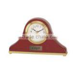 Pearl Wooden/Metal Desk Alarm Clock T004-A