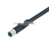 3p 4p female straight angled m5 connector cable M5 molding cable