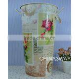 Decorative metal flower buckets