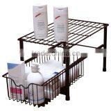 Stackable Kitchen Cabinet Under Sink Basket thumbnail-2