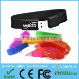 Promotion custom made usb wristband wholesale, silicone usb wristband wholesale, usb wristband for usb bracelet