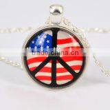 Latest Design Alloy Pendent Jewelry Gift Silver Necklace thumbnail-2