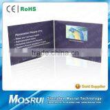 Popular LCD Screen Video Greeting Card as Christmas Gift,Marketing Tool