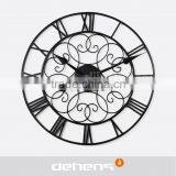 DEHENG 20 Inch Big Size Iron Outdoor Floor Wall Clock thumbnail-1