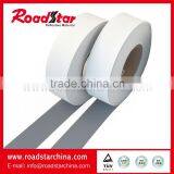 Synthetic Grey Color Reflective PU Backing Leather for Shoes