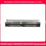 32Ch Video/1Return Data/1 Forward Audio to Fiber SM 20km Optical Video Multiplexer1CH to 64CH Cctv Fiber Video Converter Factory