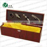 4pcs Cherry Wood Wine bag Box Bar Accessories Tools