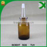 Hot Sale 30ml Medicine Amber Glass Bottle With Rubber Stopper thumbnail-3