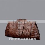 Luxury Fashion Handmade Genuine Crocodile Leather Women Clutch Bag
