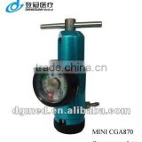 Medical hot seller oxygen regulator MINI CGA870