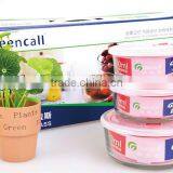 3pcs Round Vacuum Food Storage Container Set With Pump thumbnail-1