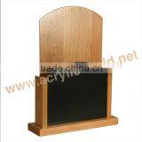 Wood Chalkboard/wooden Menu Holder With Chalkboard for European
