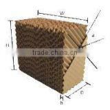 Fan and Paper Pad Poultry House Cooling System