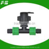 Drip Irrigation Tape Tee Connector For PVC Lay Flat Hose DN16 thumbnail-1