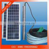 DC solar submersible pump, solar powered submersible water pumps, solar water pumps for wells