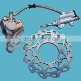 Footbrake Master Cylinder Caliper Rear Brake Pads Disc 110cc 125cc Dirt Bike thumbnail-1