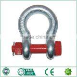 US Type Bolt and Nut Steel Drop Forged Safety Chain Shackle for Sales thumbnail-2