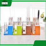 Kitchen Accessories Multipurpose Plastic Chopping Board Pot Pan Tool Flatware Knife Storage Rack Holder thumbnail-5