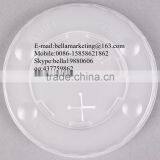 High Transparent Flat Plastic Lid With Straw Slot and Identification Buttons Wholesale Competitive Price thumbnail-3
