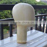 High Quality Abstract Wooden Grain Mannequin Head Unisex for Hat Display thumbnail-1