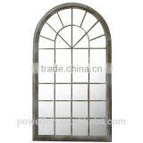 POWERLON Ornate Garden Rustic Iron Window Mirror With Natural Beauty Reflection thumbnail-3