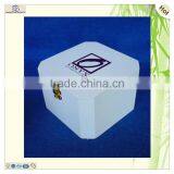 Engraved Painted Lock Square Wooden Pen Box thumbnail-2
