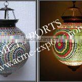 Mosaic Glass Lamps Exporter From India thumbnail-1