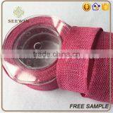 Cheap Wholesale Polyester 100%Linen for Gift Ribbon thumbnail-3