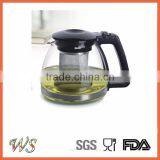Custom Handmade Borosilicate Glass Teapot Coffee Pot Heat Resistance Glass Pot thumbnail-2