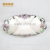 China Factory Wholesale Golden Electroplating Fruit Departed Plate thumbnail-3