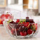 9inch,8inch, 6.5inch 5.5inch, 4.5inch Clear Glass Fruit or Salad Bowl