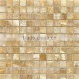 High Quality Yellow Onyx Mosaic Tiles For Bathroom/Flooring/Wall Etc & Mosaic Tiles On Sale With Low Price