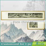 Framed Handmade Chinese painting with stone wall art painting
