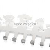 FQ-0008 Simple Household Use Metal Overdoor Hook,decorative Hooks,metal Hanging Hooks,small Hooks